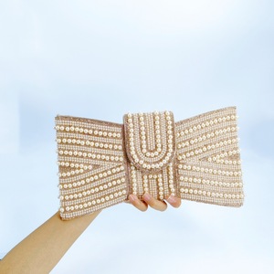 Rhinestone Fashion PU Wedding <b>Clutch</b> Evening Bag for Women with Polyester Lining - Product Image 3