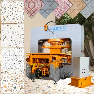 आंगन बालकनी पोर्च फर्श टाइल्स बनाने की मशीन बरामदा फर्श टाइल्स बनाने की मशीनरी डेक छत टेराज़ो टाइल मशीन