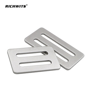 Boucle de réglage coulissante à 2 fentes en acier inoxydable 304 de qualité marine pour quincaillerie de pont de bateau, yacht, kayak - Product Image 5