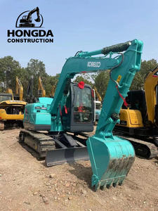 Mini pelle sur chenilles Kobelco SK 75 d'occasion à vendre haute qualité bonne performance Kobelco SK75 du Japon original bon marché - Product Image 6
