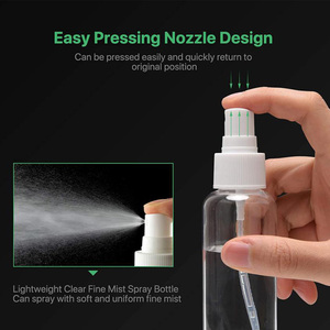 Plastic Pet Cosmetics Packaging Containers Hair Oil Sprayer <strong>Bottles</strong> Room <strong>Perfume</strong> Alcohol 100ml Squeeze Fine Mist <strong>Spray</strong> <strong>Bottle</strong> - Product Image 6