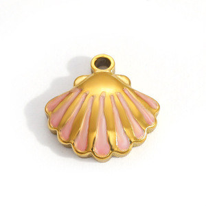 Dijes de Acero Inoxidable con Forma de Corazón, Estilo Retro, Chapados en Oro de 18k, Accesorios de Joyería DIY, Regalo Unisex - Product Image 4