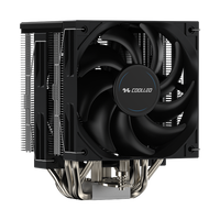 COOLLEO A60T Refroidisseur d'air pour PC à double tour et 6 caloducs, refroidisseur d'air pour CPU LGA115X/1200/1700/1851AMD, refroidissement profond pour le gaming