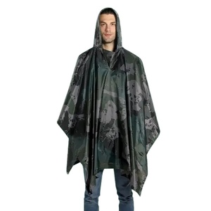 Wholesale Camo <strong>Raincoat</strong> Reusable Waterproof Windproof Rain Poncho for Adult <strong>Hunters</strong> - Product Image 5