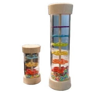 <span class=keywords><strong>Jeu</strong></span> <span class=keywords><strong>de</strong></span> coordination Montessori en bois : Tube <span class=keywords><strong>de</strong></span> pluie et Sablier sonore - Product Image 6