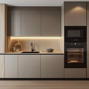 ตู้กับข้าวสแตนเลส SS304รูปทรงเส้นเดียวไม่เป็นสนิมตู้เตรียมอาหาร - Product Image 2