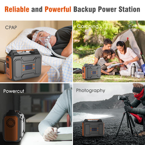 Estación Generadora de Energía Portátil Powkey R100 con Panel Solar de Iones de Litio de 39600mAh y 100W, Energía Verde para Acampar al Aire Libre y Uso Doméstico - Product Image 5