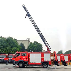 Sinotruk Howo空中ラダーレスキュー消防トラック5 CBM水消防レスキュートラック - Product Image 4