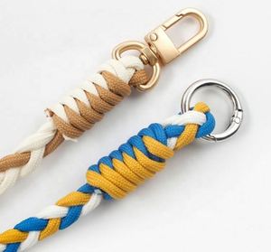 Cordon de téléphone tressé coloré personnalisé avec patchs et sangles, lanière pour téléphone portable - Product Image 4