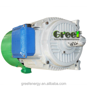 Mini générateur hydroélectrique magnétique 12 kW 300 tr/min avec faible régime et courant alternatif triphasé - Product Image 1