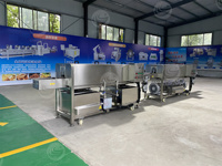 Tunnel boîte de conserve pot verre bouteille lavage séchage cornichon Sauce pot propre Machine aluminium peut pasteurisateur laveuse Machine