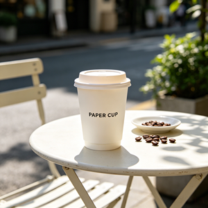 Vaso de Papel Desechable de Lujo para Té de Burbujas Caliente, Diseño Personalizado, Vaso de Papel Doble para Café para Llevar - Product Image 2