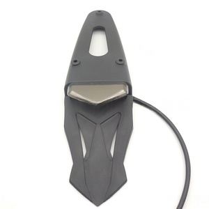 Luz Trasera para Guardabarros de Motocicleta, Juego de Guardabarros con Luz de Freno de Lente Ahumada, Accesorios para Motos - Product Image 3