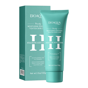 Limpiador facial OEM <span class=keywords><strong>BIOAQUA</strong></span> con logotipo personalizado, ácido hialurónico y Niacinamida, Limpieza Profunda, control de aceite, lavado de cara brillante para uso diario - Product Image 6