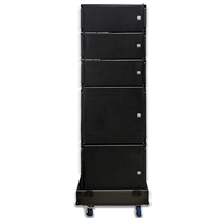 Sistema de Altavoces Line Array LS3 KSL(1) Mono de 8 Ohmios de Impedancia, Pasivo, Impermeable para Exteriores, con Caja de Madera y 700W