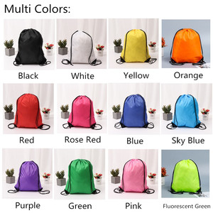 Hot Selling <b>Waterproof</b> Sport Style <b>Drawstring</b> <b>Bag</b> with Zipper Pocket Large Capacity Eco-Friendly - Product Image 5