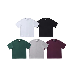 MT2632 Vente en gros fabricant T-shirts personnalisés épais 320 g/m² pour hommes en coton bambou - Product Image 1