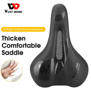 WEST BIKING siège en <span class=keywords><strong>cuir</strong></span> Pu absorbant les bosses profondes confortables et personnalisées en gros <span class=keywords><strong>selle</strong></span> <span class=keywords><strong>de</strong></span> vélo <span class=keywords><strong>de</strong></span> VTT <span class=keywords><strong>vintage</strong></span> - Product Image 4