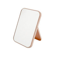 Miroir de table décoratif de style nordique avec bordure de couleur pastel, miroir de vanité de bureau minimaliste moderne pour la décoration de la maison