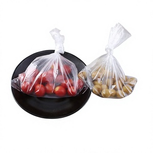 High Quality Flat <b>Bag</b> on Roll Food Grade <b>Clear</b> LDPE Produce <b>Bag</b> for Vegetable Fruit Bread Supermarket Packaging - Product Image 1