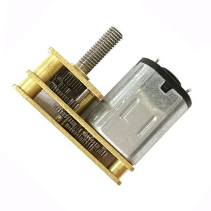 Moteur miniature à engrenages N20 DC 32 mm à montage sur bride, moteur à aimant permanent à balais avec arbre de sortie fileté - Product Image 4