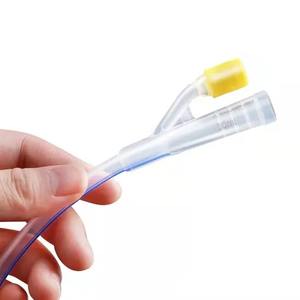 Kateter Urin Foley Steril Sekali Pakai 100% Lateks dengan Kateter Urin Berlapis Silikon 100% - Product Image 3