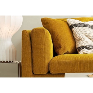 Canapé en velours côtelé sectionnel large wale tissu ensemble de salon <span class=keywords><strong>rose</strong></span> blanc beige gris tan marron jaune vert <span class=keywords><strong>bleu</strong></span> <span class=keywords><strong>marine</strong></span> - Product Image 5