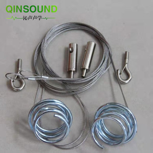 Qinsound hình chữ nhật Acoustic vách ngăn sợi thủy tinh cách âm thả gạch Trần cho nhà hàng văn phòng trưng bày nghệ thuật Bảo tàng - Product Image 3
