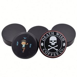 Balle anti-stress en mousse PU personnalisée avec logo, forme de puck de hockey, jouets anti-stress, cadeaux promotionnels publicitaires - Product Image 3