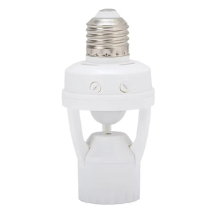 Xách tay E27 Bóng đèn gốm chủ ưa thích nhựa Ổ cắm phong cách đèn cơ sở hồng ngoại cảm biến chuyển động vít Đèn trần CE chứng nhận - Product Image 1