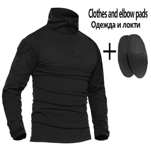Combinaisons tactiques <span class=keywords><strong>Softair</strong></span> TJ-OUTDOORS pour hommes, chemises camouflage, combinaison de travail, couleur personnalisable, résistante à l'usure, pour la chasse/le combat en plein air - Product Image 6