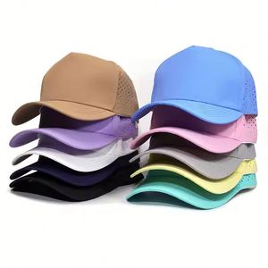 Casquette de baseball perforée à 5 panneaux découpée au laser, imperméable, style streetwear, pour le sport (Gorras Trucker Hat) - Vente en gros - Product Image 4