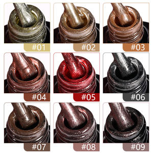 HONEY GIRL-<span class=keywords><strong>Vernis</strong></span> à ongles en gel magnétique avec yeux de chat en cristal d'automne pour <span class=keywords><strong>vernis</strong></span> semi-<span class=keywords><strong>permanent</strong></span> à paillettes super brillants - Product Image 2