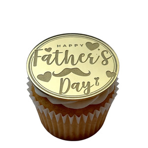 Adorno de acrílico para tartas, para decorador de pasteles, Feliz Día del Padre, Amor Mamá, Soporte para tartas y decoración de cupcakes - Product Image 2