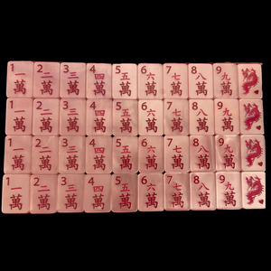 High Quality Portable Durable 160-Piece American <b>Mahjong</b> Tiles <b>Set</b> Luxury 4-Layer Engraved Acrylic Eco-Friendly 4-Person Modern - Product Image 6