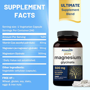 Complément alimentaire de santé OEM, complément de <span class=keywords><strong>glycinate</strong></span> de magnésium, comprimés de <span class=keywords><strong>glycinate</strong></span> de magnésium, capsules de <span class=keywords><strong>glycinate</strong></span> de magnésium - Product Image 2