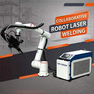 Robot de soudage laser collaboratif sans programmation, bras de soudeur industriel à fonctionnement automatique, soudage laser de l'acier inoxydable et du carbone - Product Image 4