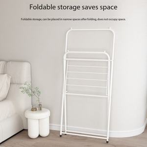 Porte-chapeaux pliable en métal pour la maison, le balcon, la chambre – Gain de place, facile à utiliser - Product Image 2