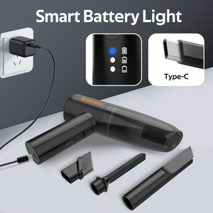 Rechargeable Portable Mini Vacuum <strong>Cleaner</strong> Handheld <strong>Vaccum</strong> <strong>Cleaner</strong> for Car Wash Floor Care Bed Desktop Cordless - Product Image 3