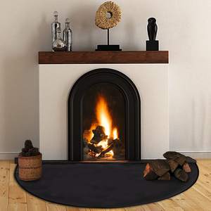 Almohadilla de hogar para estufa de media leña para interiores, <span class=keywords><strong>Protector</strong></span> de suelo de <span class=keywords><strong>chimenea</strong></span> de tela, alfombrilla de <span class=keywords><strong>chimenea</strong></span> ignífuga para brasas, juegos de <span class=keywords><strong>chimenea</strong></span>, accesorios - Product Image 1