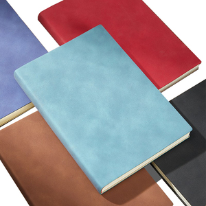 Biểu Tượng Tùy Chỉnh In Da Bìa Cứng Máy Tính Xách Tay Tùy Chỉnh Lót Tạp Chí Máy Tính Xách Tay Retro Rắn Màu Da Cừu Máy Tính Xách Tay - Product Image 1