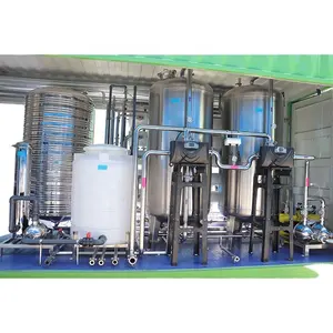 5000L/H Portable containerized reverse osmosis purification water treatment plant with a container