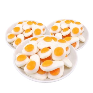 Personalizada de alta calidad de goma suave huevos en forma de dulces de caramelo gomoso - Product Image 1