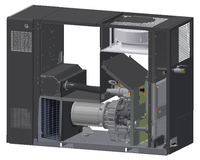 Compresseur d'air Liutech AC GROUP LUF30 avec tête Atlas Copco, fabricant chinois de compresseurs d'air pour le forage
