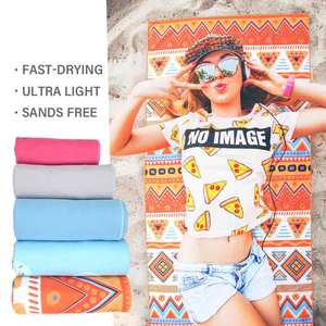 Custom Logo <b>Microfiber</b> <b>Beach</b> <b>Towel</b> Quick Dry Sports Gym <b>Towel</b> Ultra Light All Season - Product Image 2