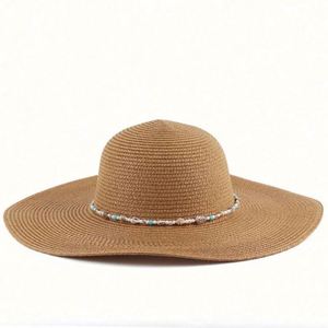 Nuevo Sombrero de Sol de Papel con Visera Ancha para Mujer, para Pesca al Aire Libre, Vacaciones, Viajes, Playa - Product Image 2
