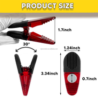 Clips magnétiques géants en plastique personnalisés avec logo SL, clips crocodiles puissants, aimants de bureau et de réfrigérateur, clips à papier pour cadeaux promotionnels – Vente en gros