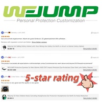 Casque de sécurité Wejump à bord large avec coque de suspension, protection contre les impacts supérieure et sangles de couronne auto-ajustables
