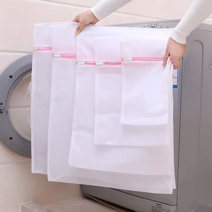 Delicate Mesh Pouch Machine Polyester Waszak Netto Beha Sokken Ondergoed Grote En Middelgrote Wassen Zakken