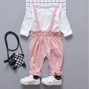 Ensemble de vêtements pour bébé fille nouveau-né, motif souris de dessin animé, 2 pièces, 0-4 ans, ensemble de vêtements en coton à manches longues pour bébé fille - Product Image 4